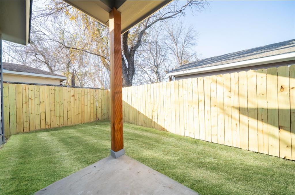 3411 Ladd Street Dallas, TX 75212 - Photo 13 of 14 a view of back yard with a trees