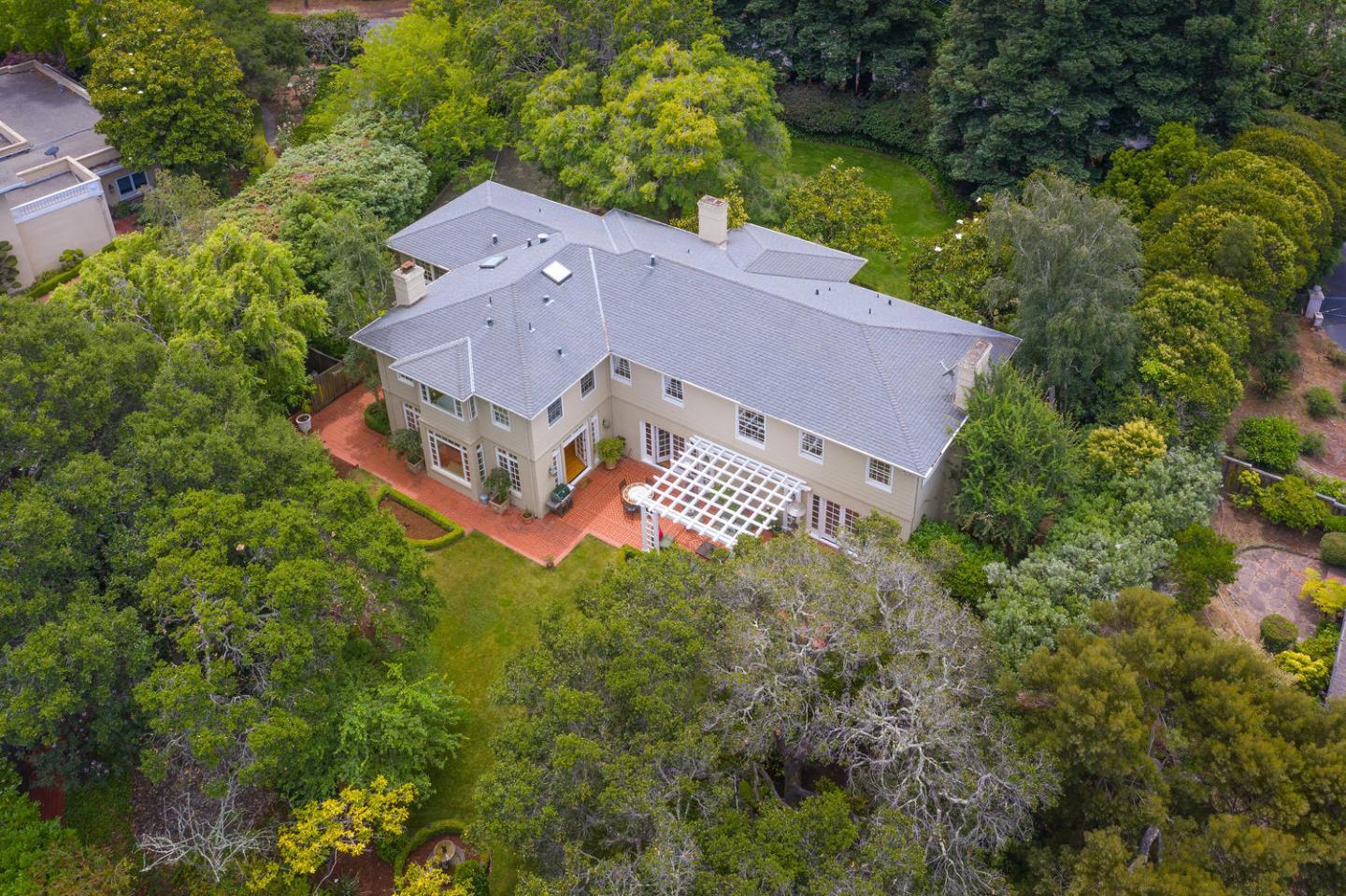 720 Eucalyptus Avenue Hillsborough, CA 94010 - Photo 47 of 48 an aerial view of a house