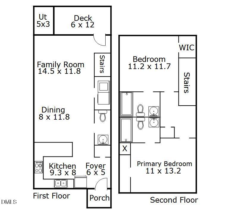 381 East Williams Street Angier, NC 27501 - Photo 19 of 20 sketch for MLS photos
