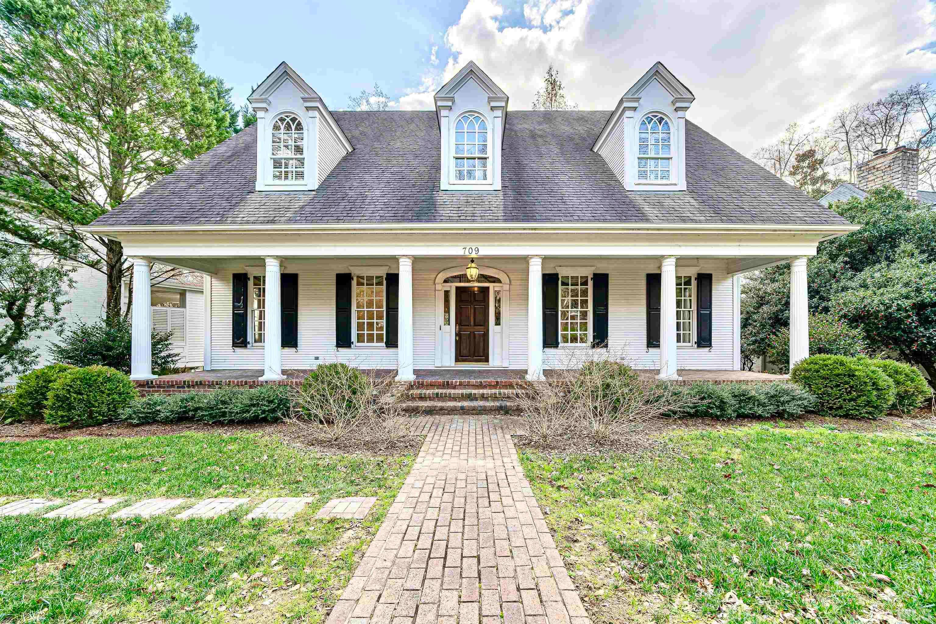 front view of house with a yard