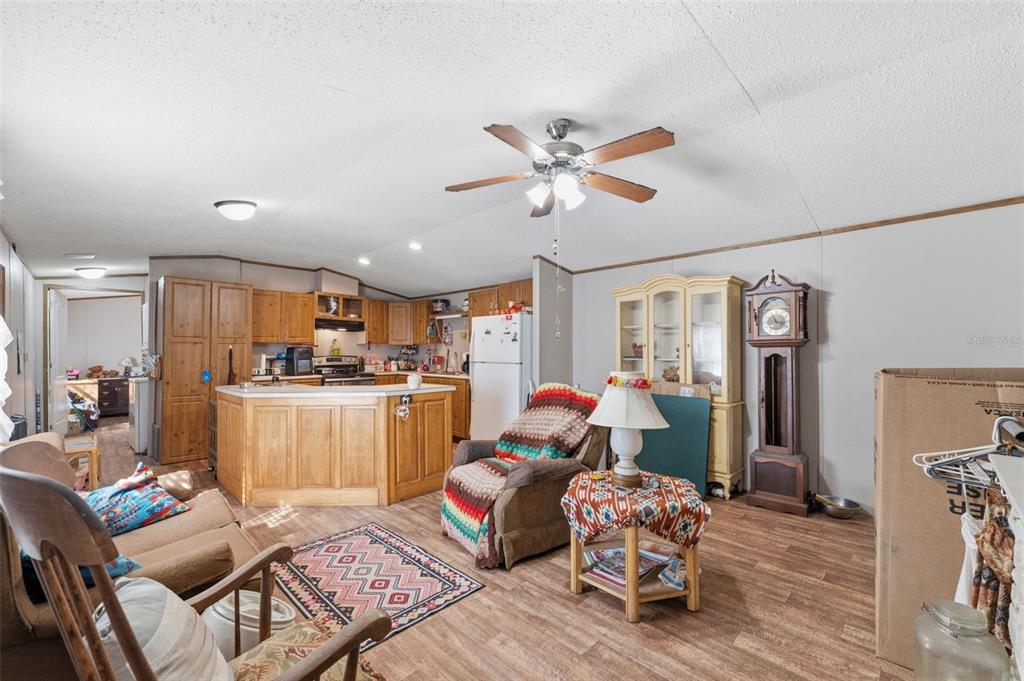 10501 East Patience Lane Inverness, FL 34450 - Photo 4 of 37 a living room with furniture and kitchen view