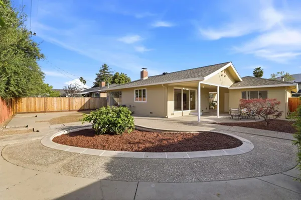front view of a house with yard