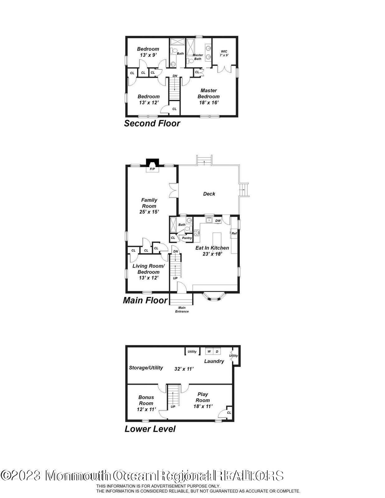 57 West River Road Rumson, NJ 07760 - Photo 28 of 28 Floor Plan