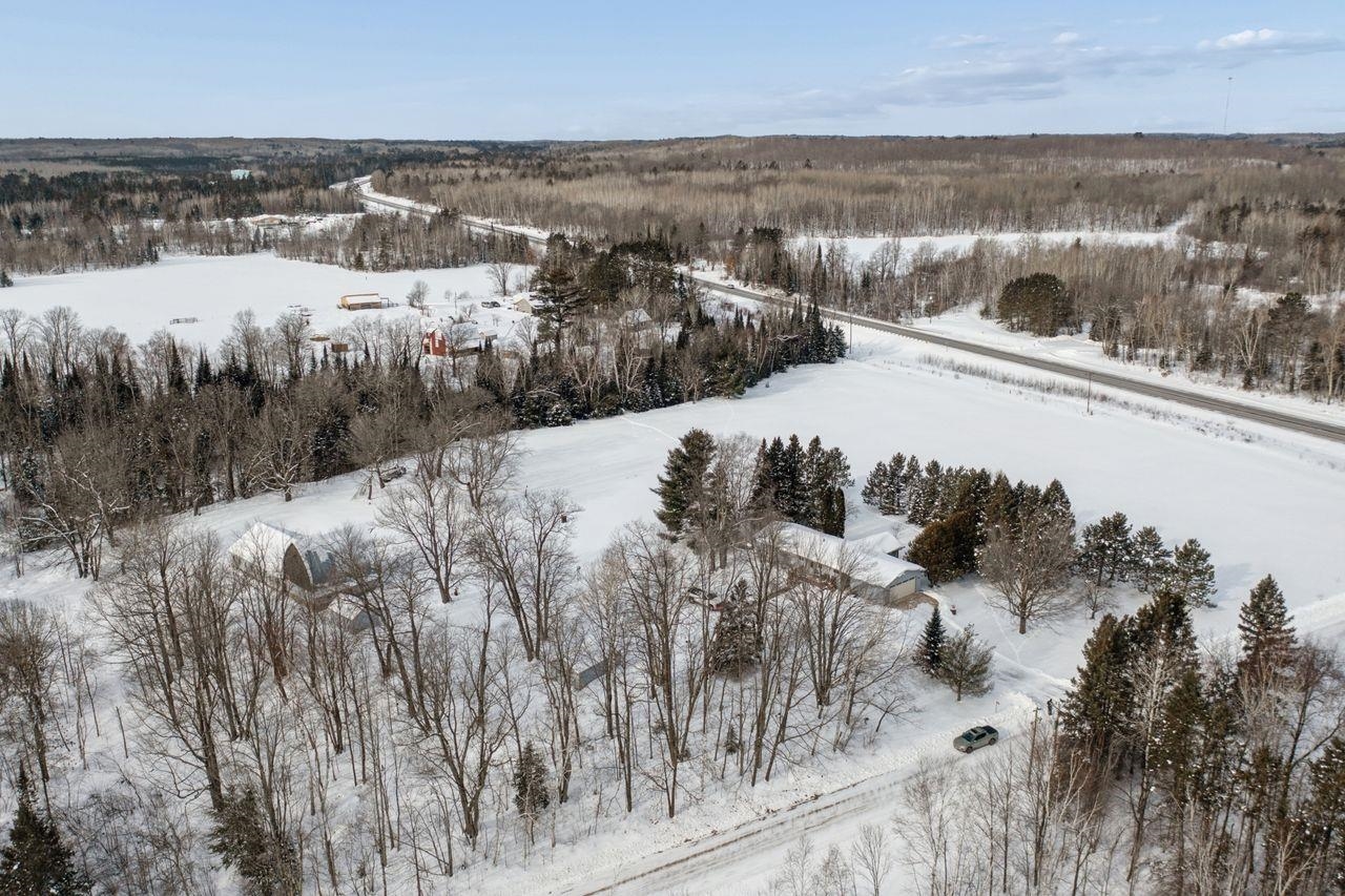 65915 Selke Road Mason, WI 54856 - Photo 21 of 33 View of snowy aerial view