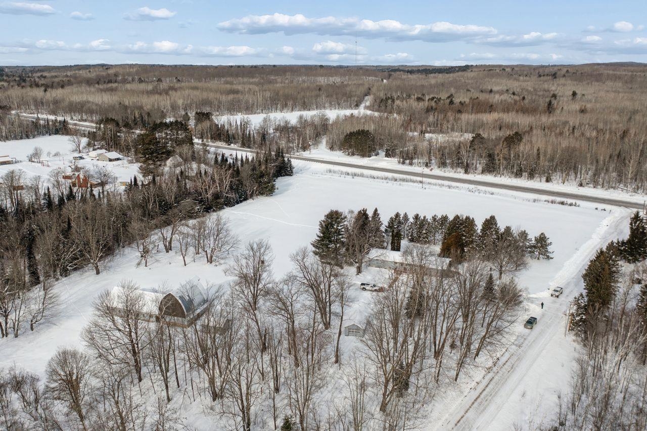 65915 Selke Road Mason, WI 54856 - Photo 23 of 33 View of snowy aerial view