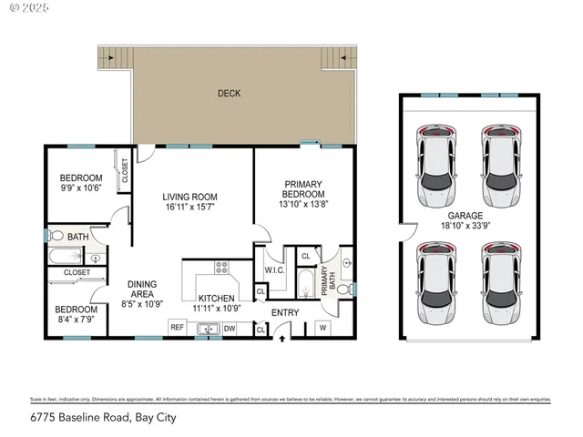 $399,000 | 6775 Baseline Road, Bay City, OR 97107