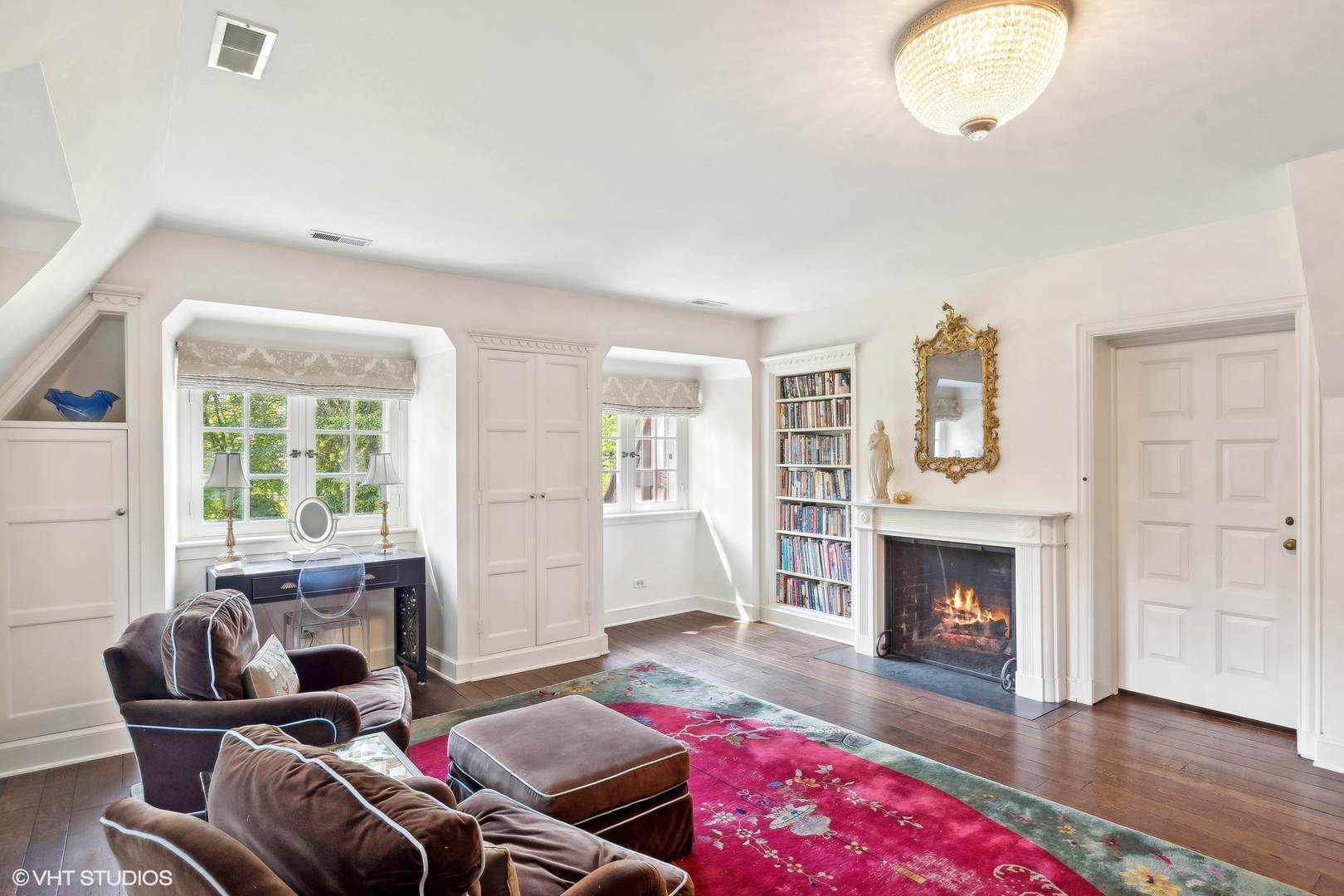 885 Maplewood Road Lake Forest, IL 60045 - Photo 32 of 78 a living room with furniture fireplace and window