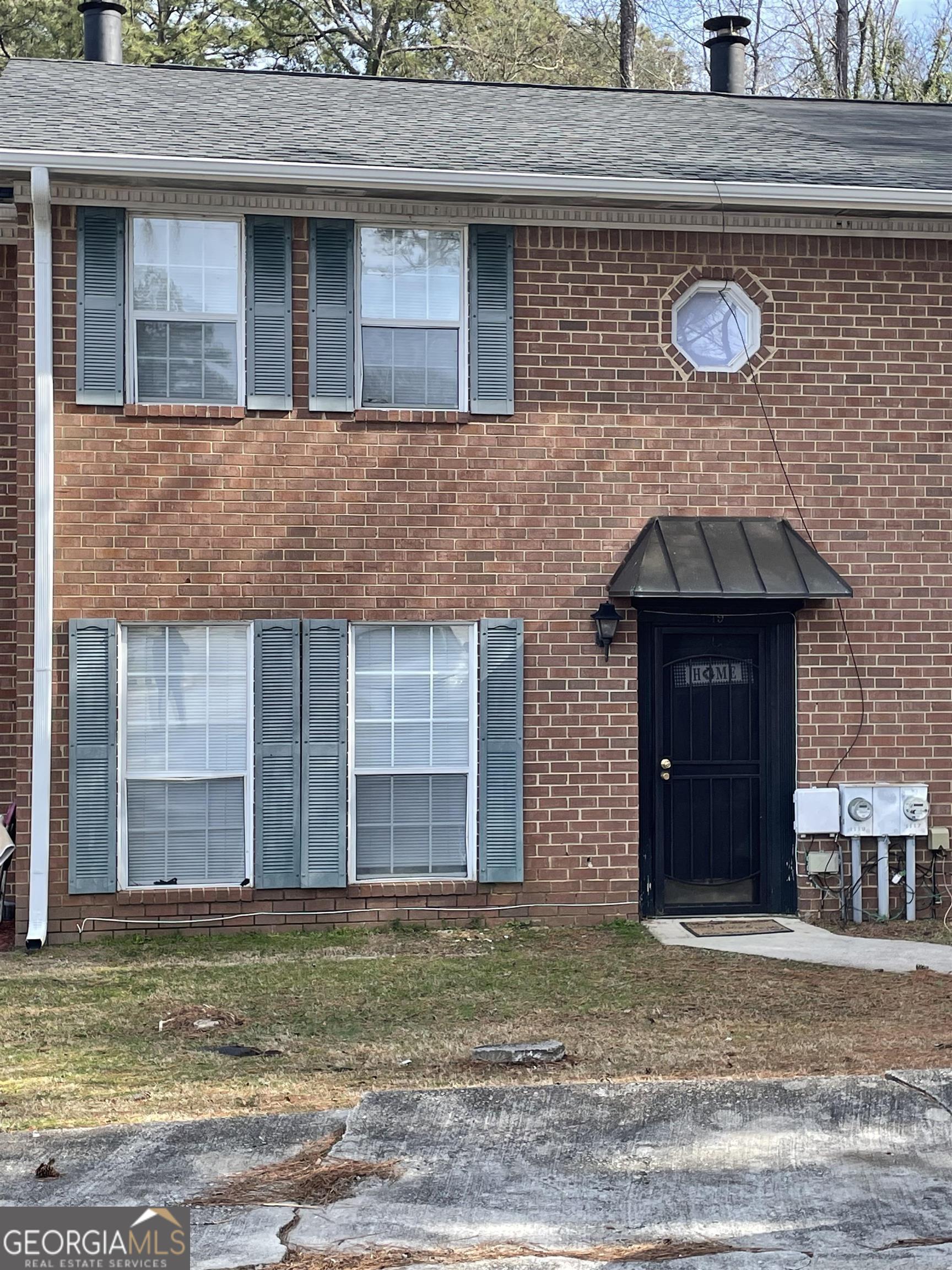 a house with a outdoor space