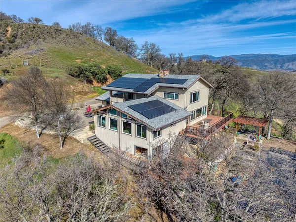 a city view with tall buildings