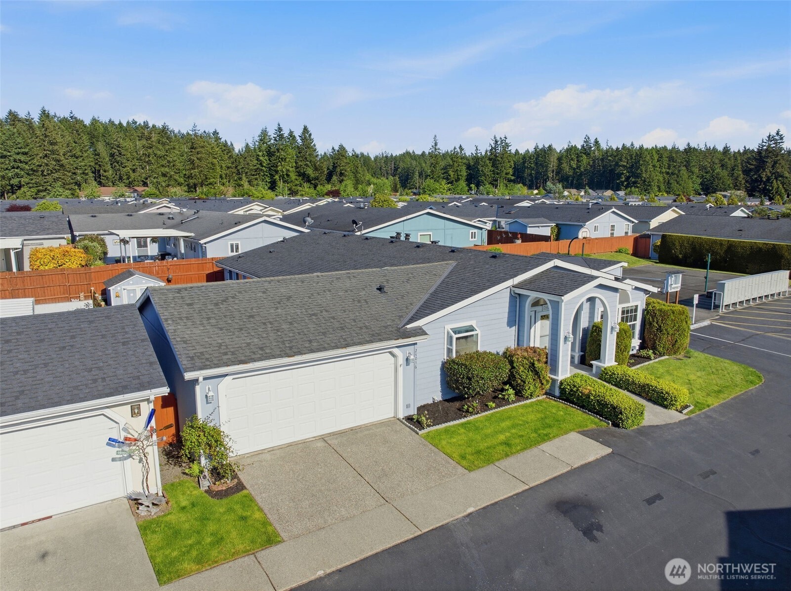 24036 222nd Avenue Southeast Maple Valley, WA 98038 - Photo 29 of 37 a aerial view of a house with garden space and street view