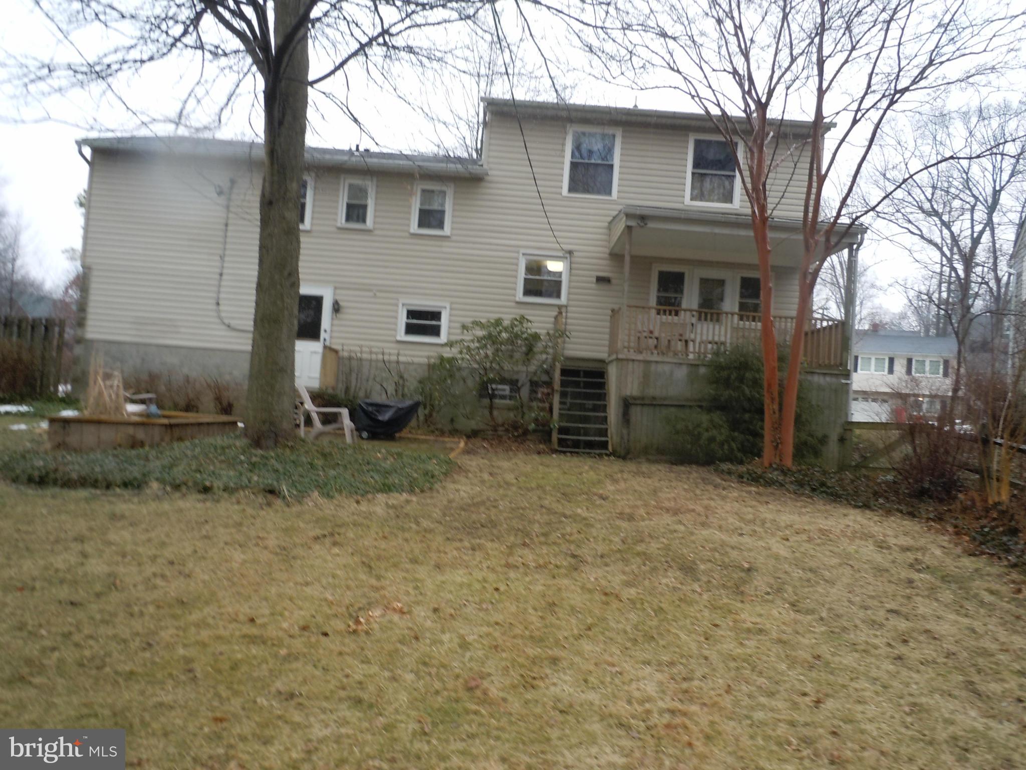 Rear View of House