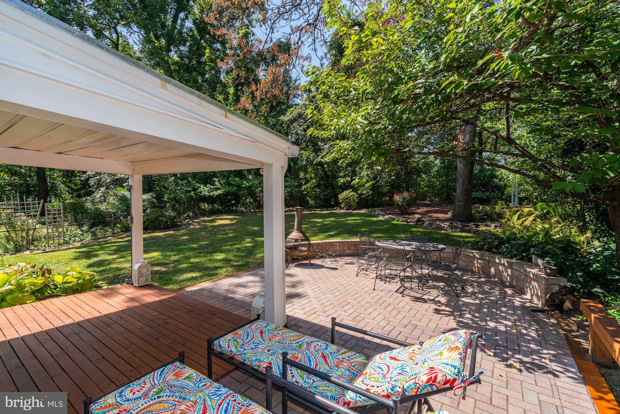 513 Mansfield Road Silver Spring, MD 20910 - Photo 26 of 28 Rear patio & garden