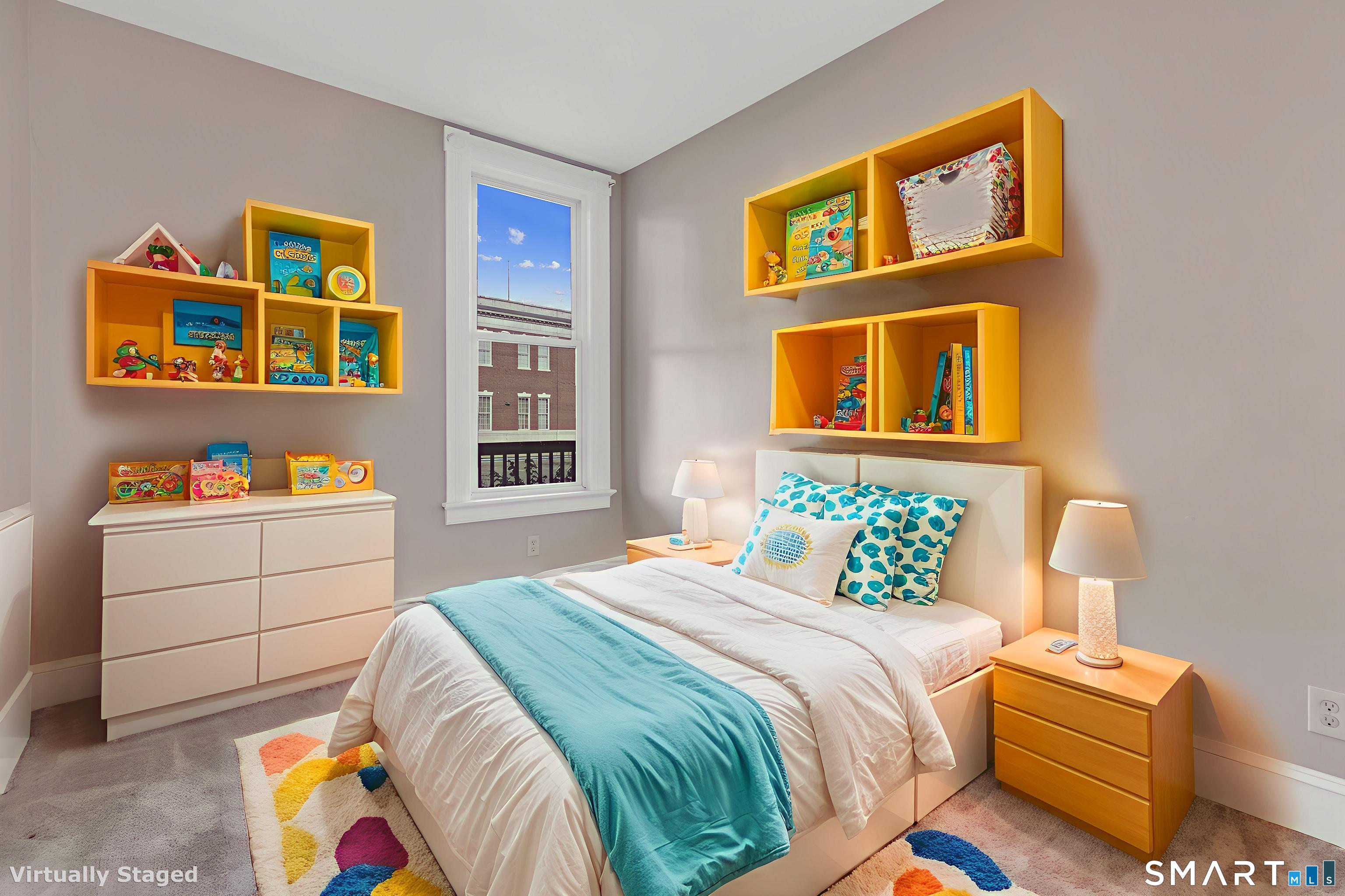 82-86 Water Street, Unit 2 Torrington, CT 06790 - Photo 6 of 23 a bedroom with a bed and a window