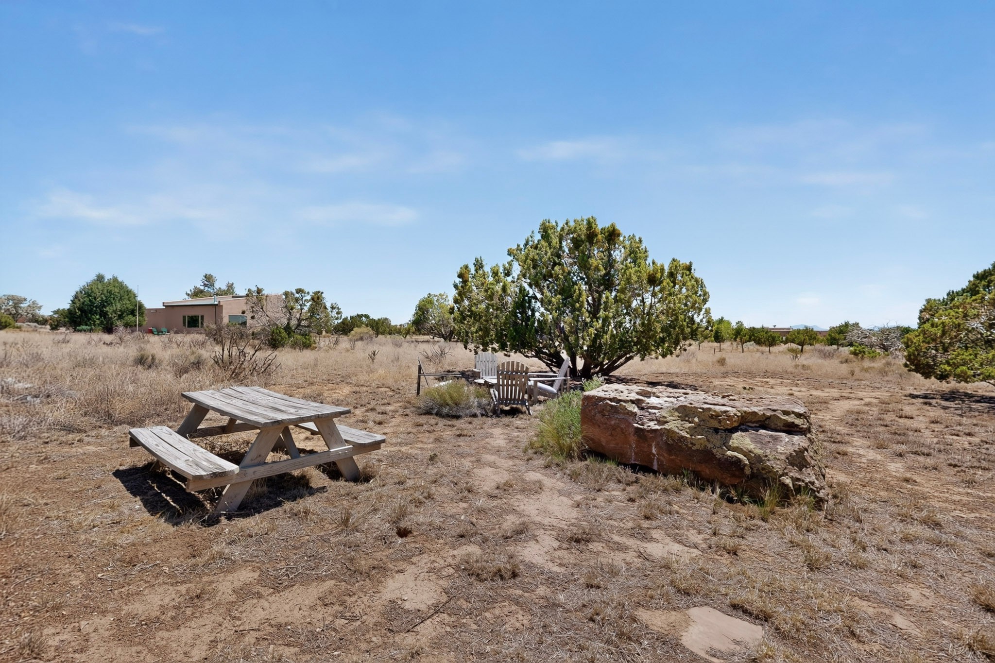78 Verano Loop Santa Fe, NM 87508 - Photo 50 of 59 Back Patio/ Back Yard