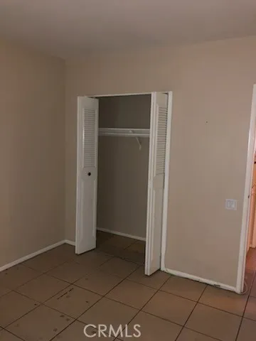 an empty room with an entrance