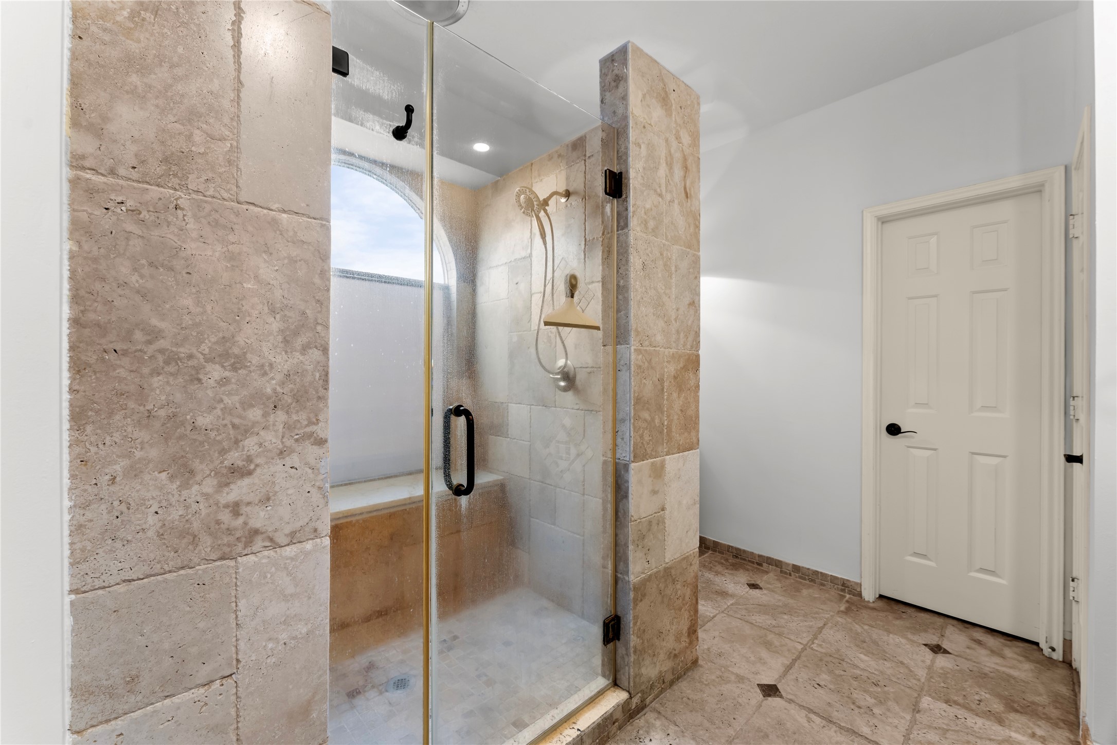 2922 Travick Lane Houston, TX 77073 - Photo 25 of 49 a bathroom with a shower and a sink