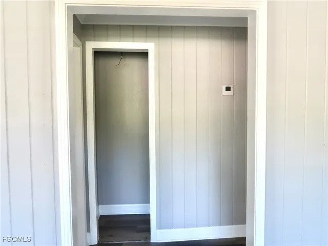 a view of front door