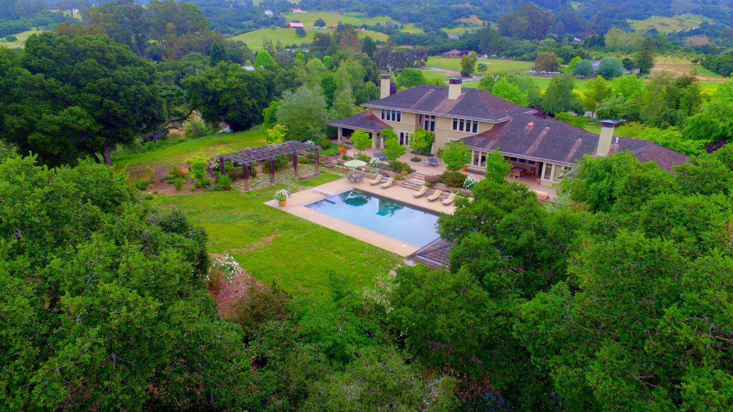 120 Edenvale Road Watsonville, CA 95076 - Photo 36 of 41 an aerial view of a house with yard swimming pool and outdoor seating