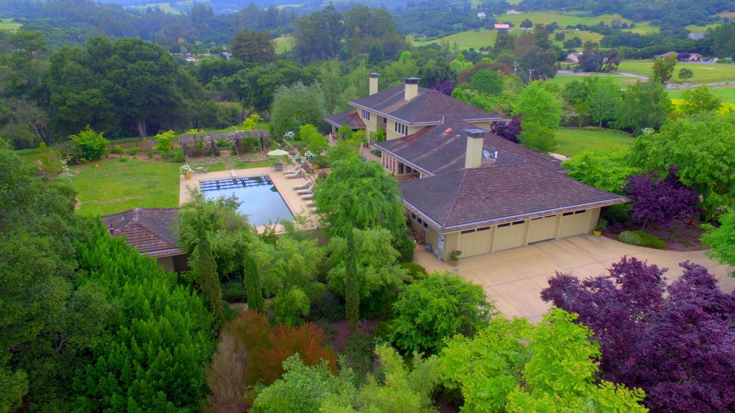 120 Edenvale Road Watsonville, CA 95076 - Photo 37 of 41 an aerial view of house with a yard