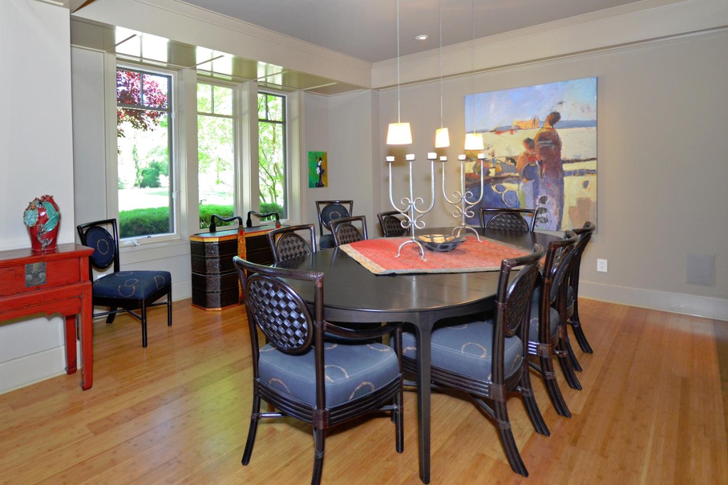 120 Edenvale Road Watsonville, CA 95076 - Photo 9 of 41 a dining room with furniture a rug and wooden floor