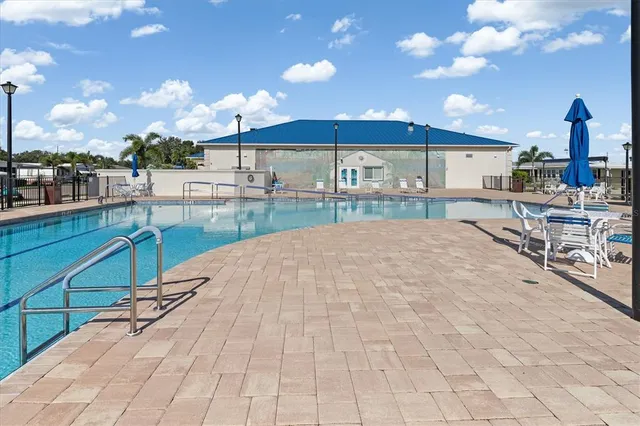 a view of a volley ball court