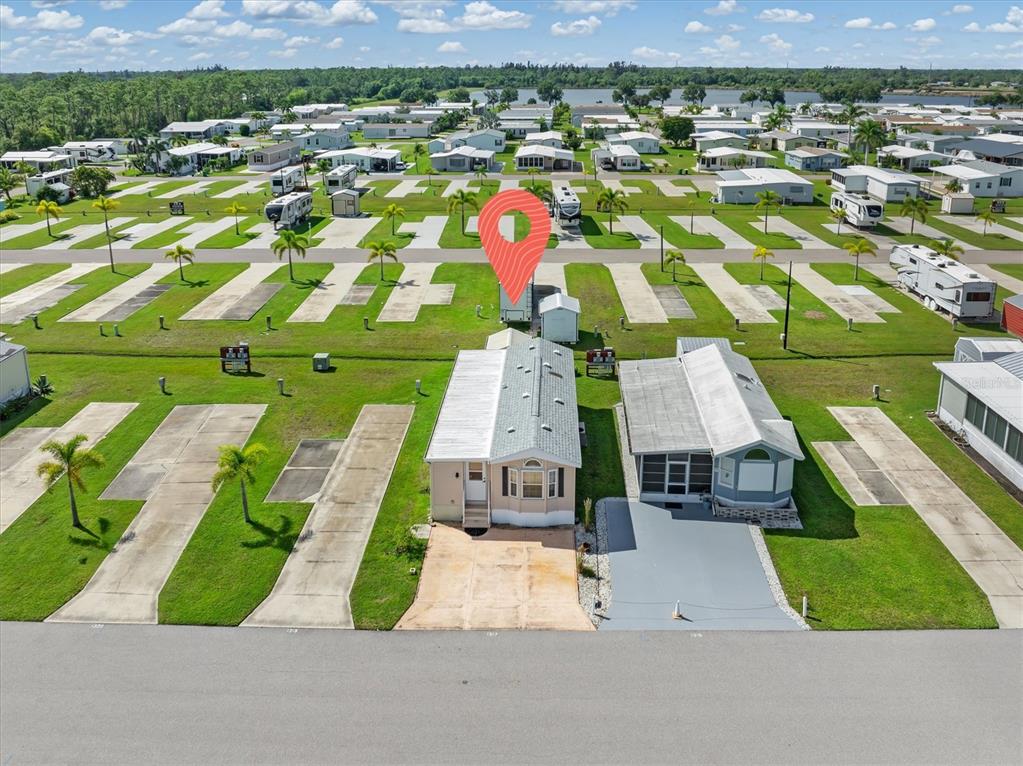 1317 Trout Punta Gorda, FL 33950 - Photo 53 of 55 an aerial view of tennis court