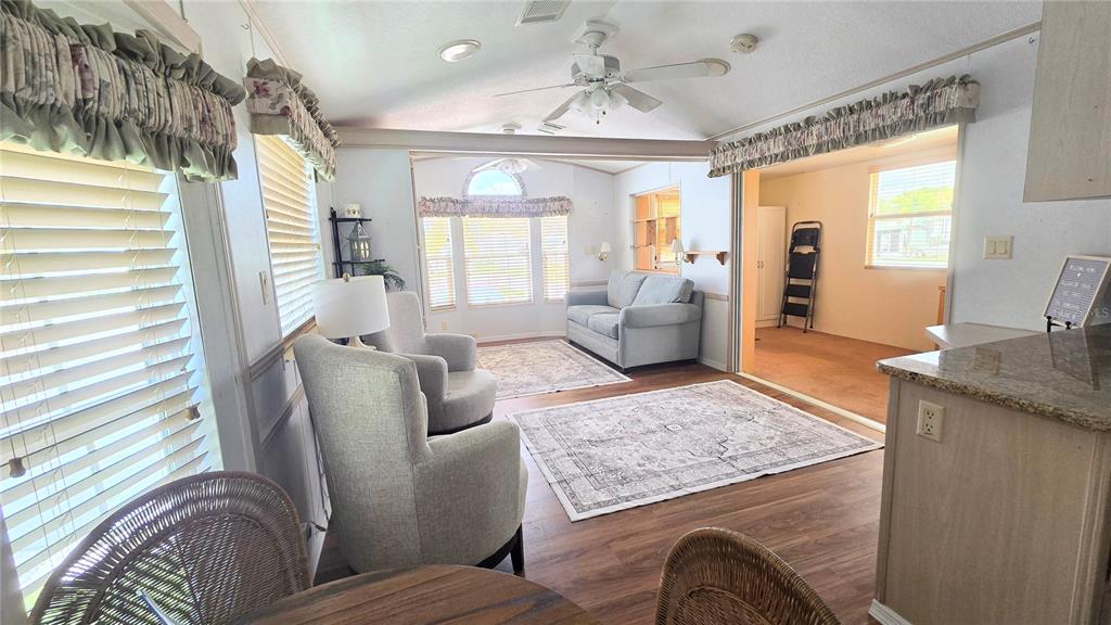 1317 Trout Punta Gorda, FL 33950 - Photo 8 of 55 a living room with furniture and a fireplace