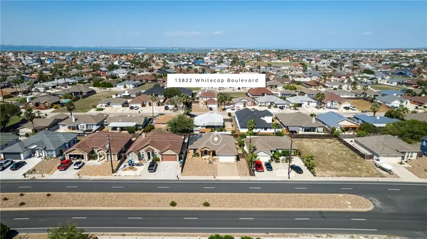 an aerial view of a building