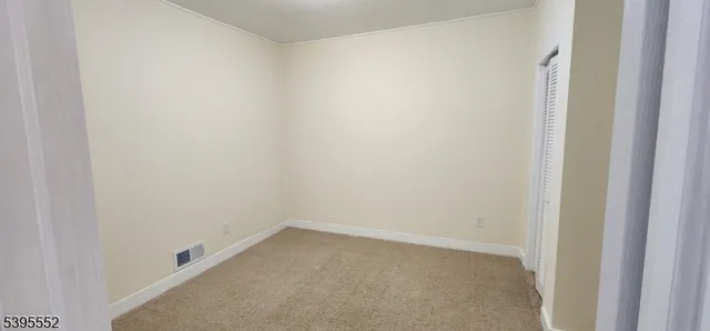 a view of hallway with front door