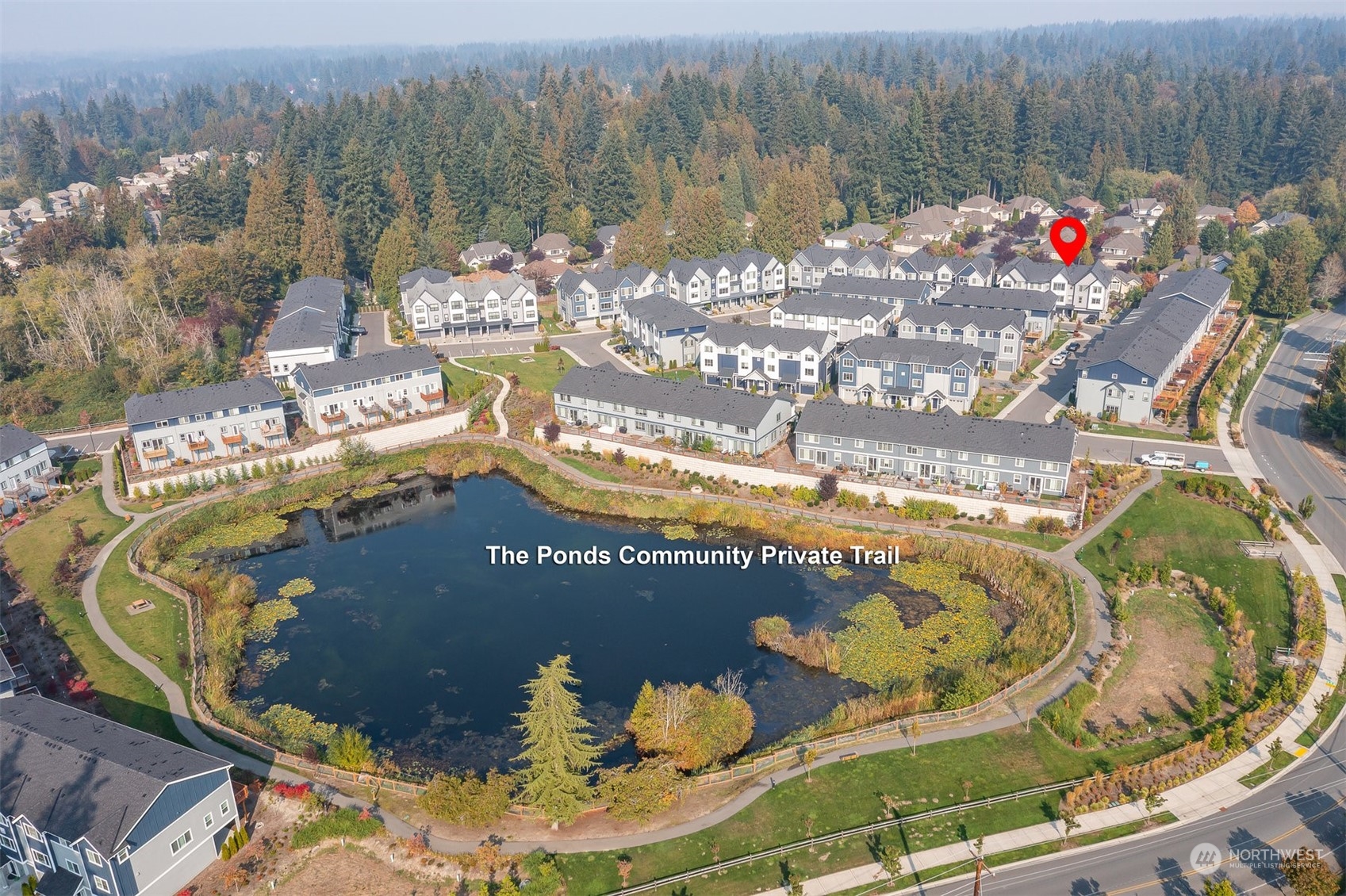 1621 Seattle Hill Road, Unit D3 Bothell, WA 98012 - Photo 22 of 25 a view of a lake from a balcony