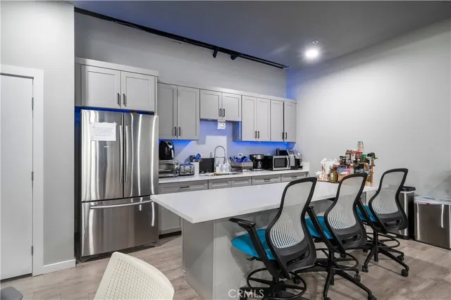 a view of a indoor garage