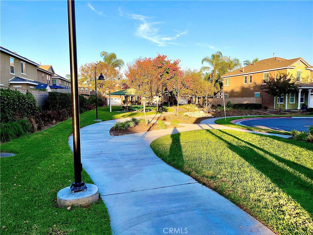 4473 Bigem Court Riverside, CA 92501 - Photo 17 of 18 a view of a swimming pool with a garden