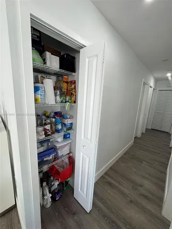 a view of closet area