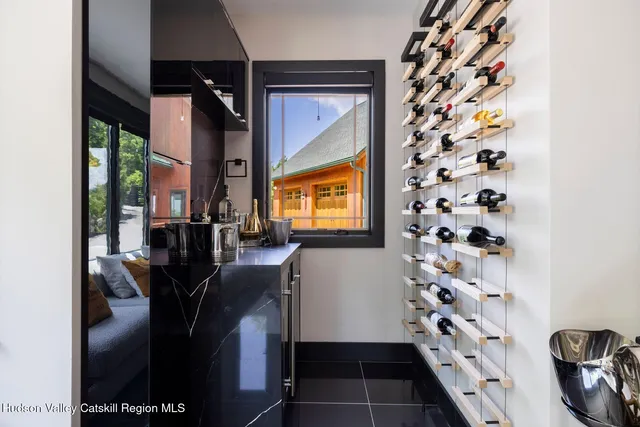 a view of livingroom with furniture and flat screen tv