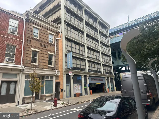 a front view of a building