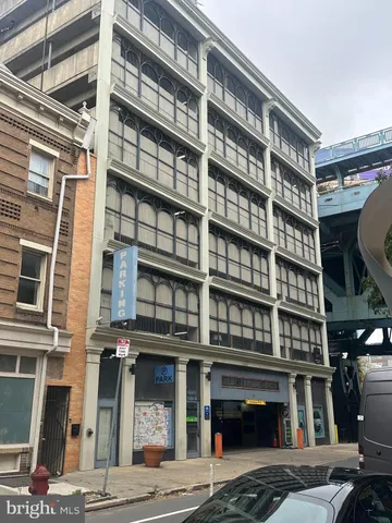 a front view of a building