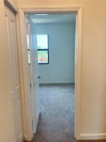 a view of a room with empty racks