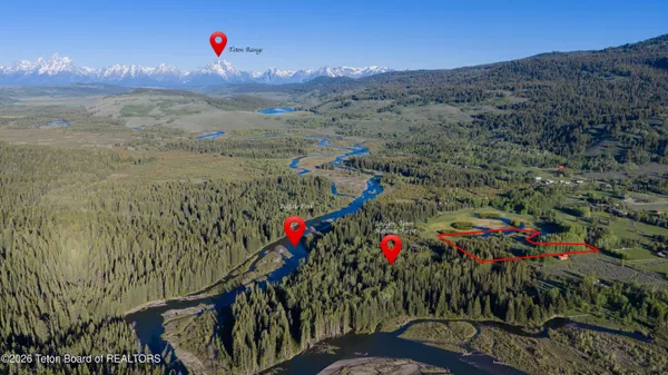 $1,295,000 | 27545 North Buffalo Fork Road, Moran, WY 83013