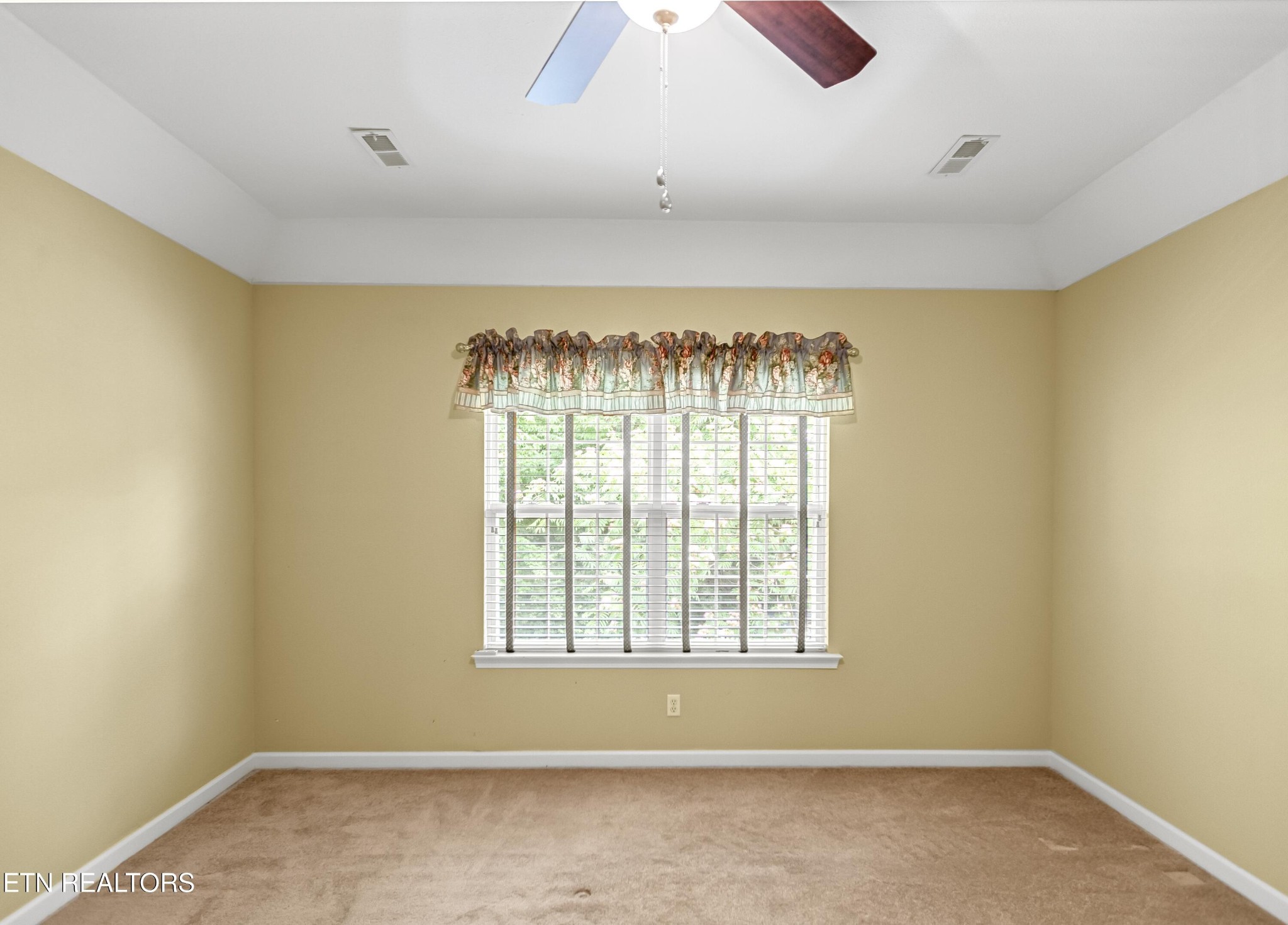7204 Oakfield Lane Powell, TN 37849 - Photo 28 of 43 an empty room with windows and chandelier fan