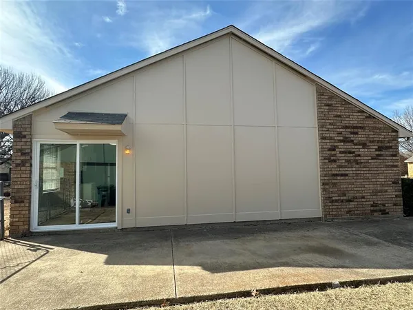 a house with a outdoor space