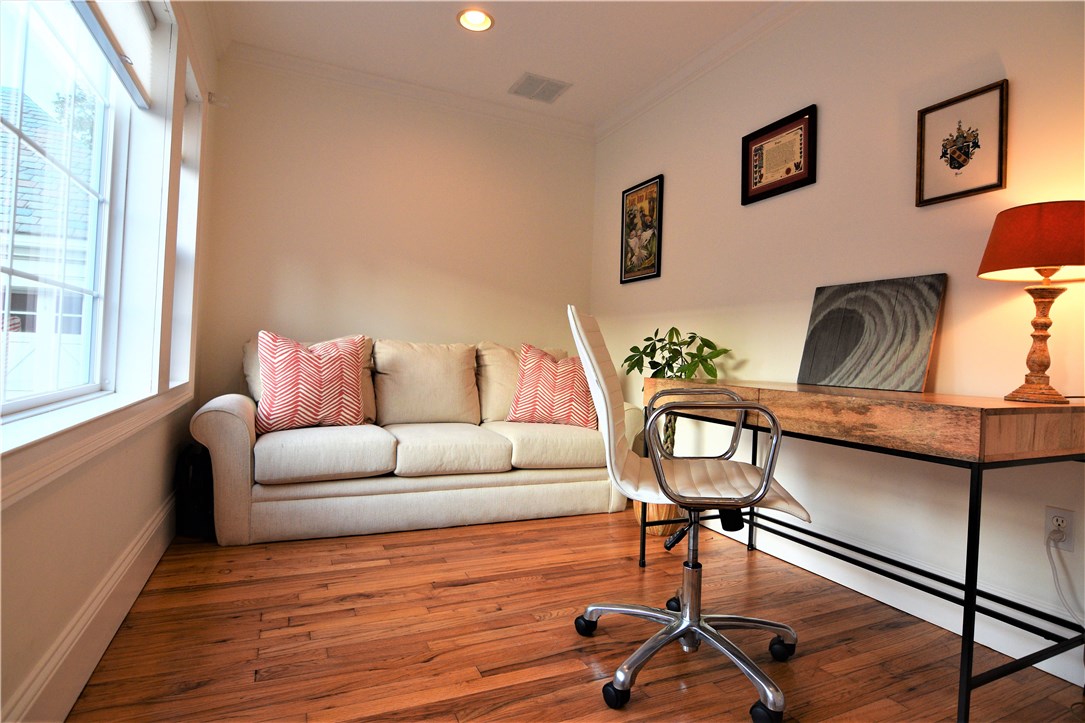 26 Phelps Road Middletown, RI 02842 - Photo 17 of 27 Currently being used as a home office, this room has a double closet and could easily fit a Queen bed.
