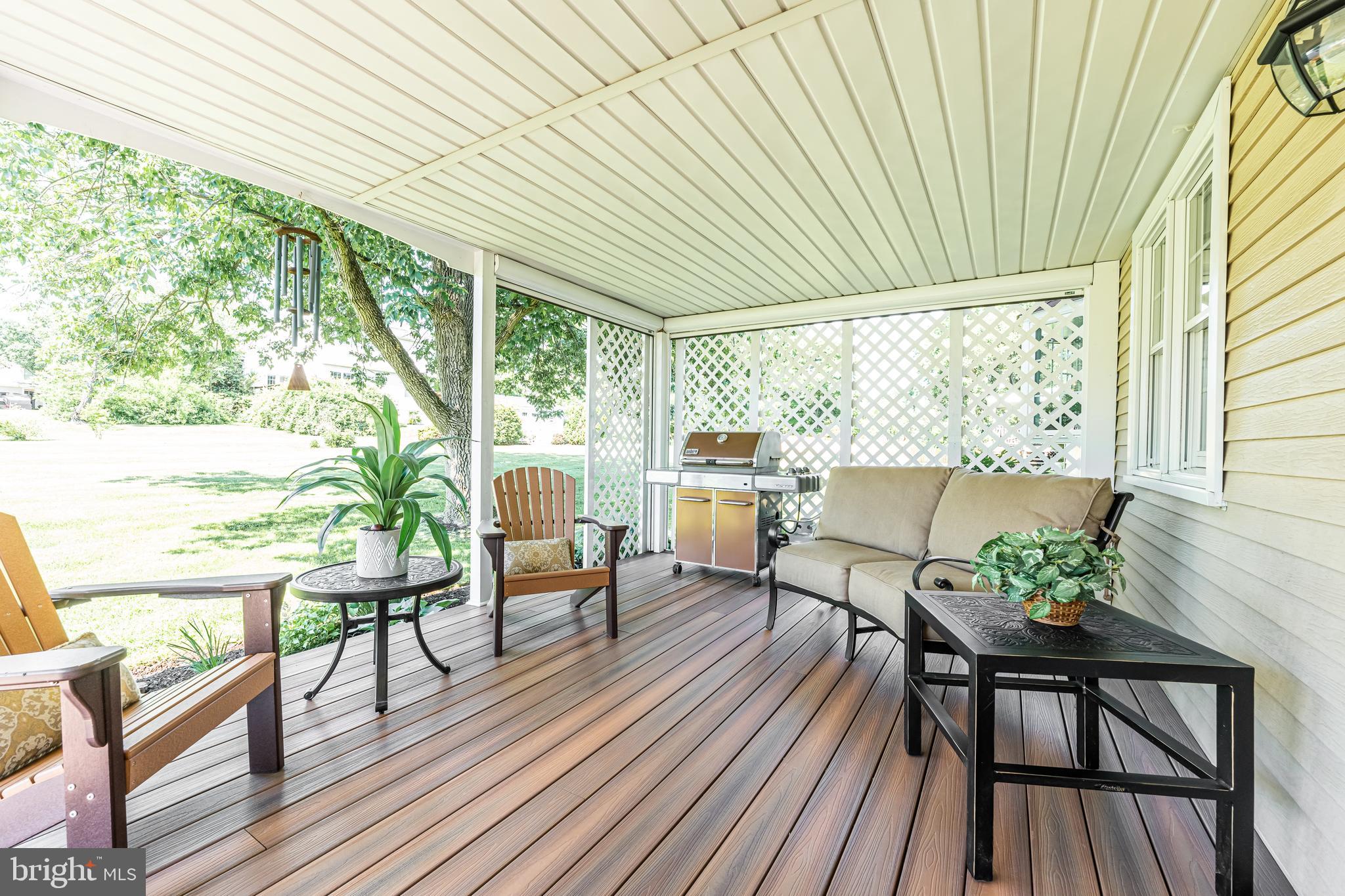 414 Yoder Road Harleysville, PA 19438 - Photo 41 of 57 Covered Rear Porch