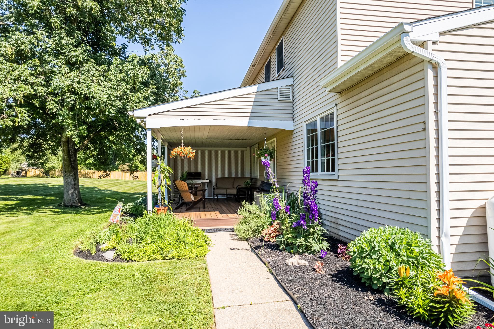 414 Yoder Road Harleysville, PA 19438 - Photo 50 of 57 rear of home and covered porch