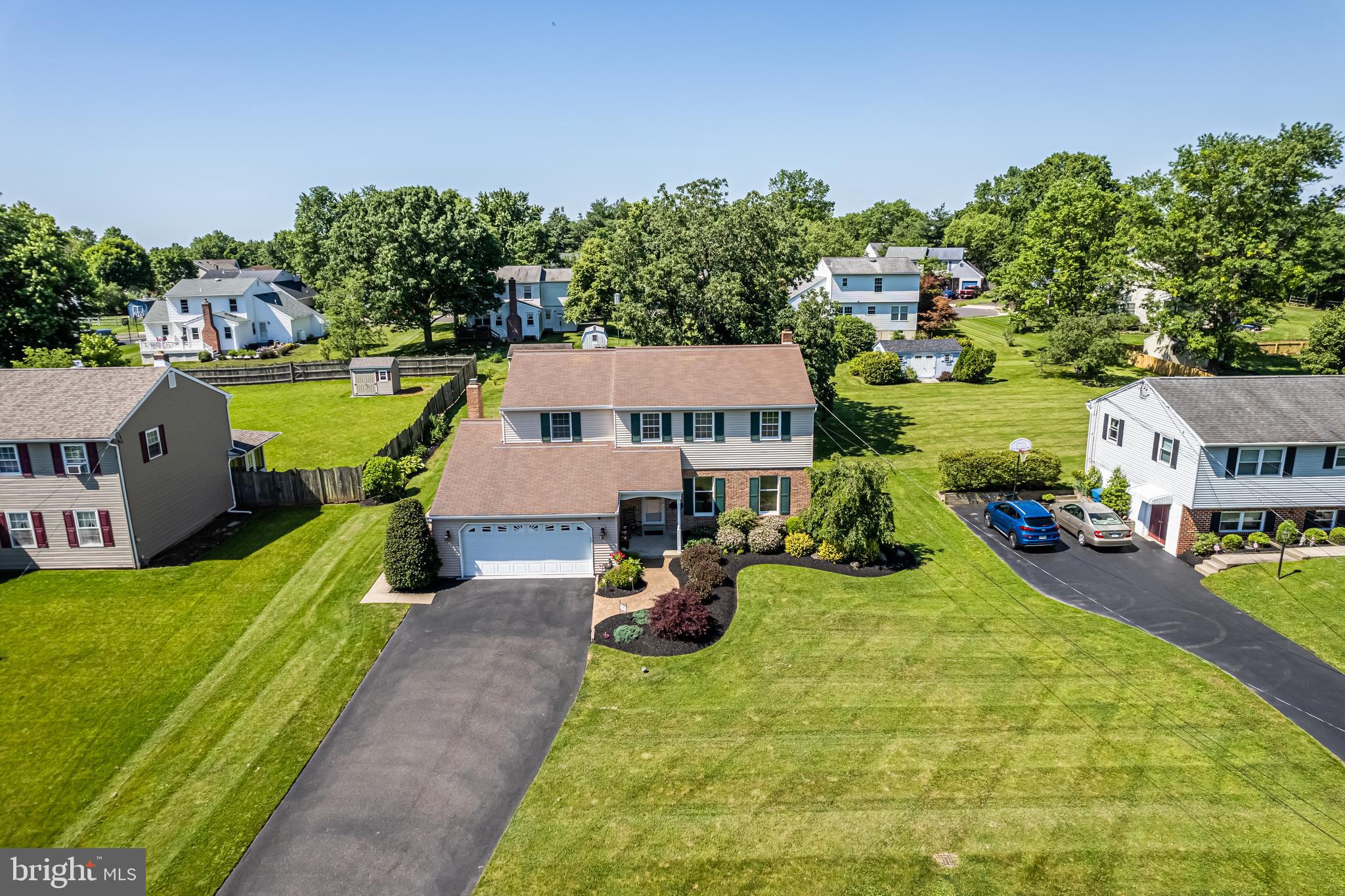 414 Yoder Road Harleysville, PA 19438 - Photo 55 of 57 Ariel View of front