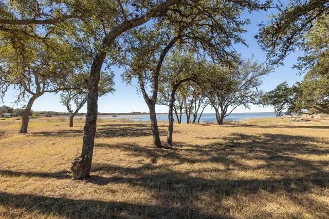 a view of road with trees