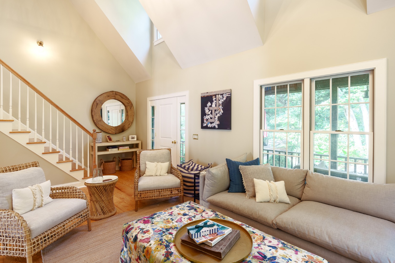 70 Marthas Road Edgartown, MA 02539 - Photo 12 of 54 a living room with furniture and a large window