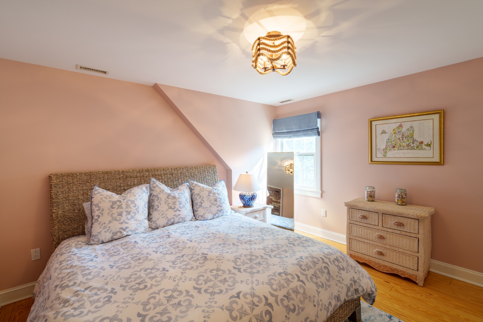 70 Marthas Road Edgartown, MA 02539 - Photo 36 of 54 a bedroom with a bed and a desk