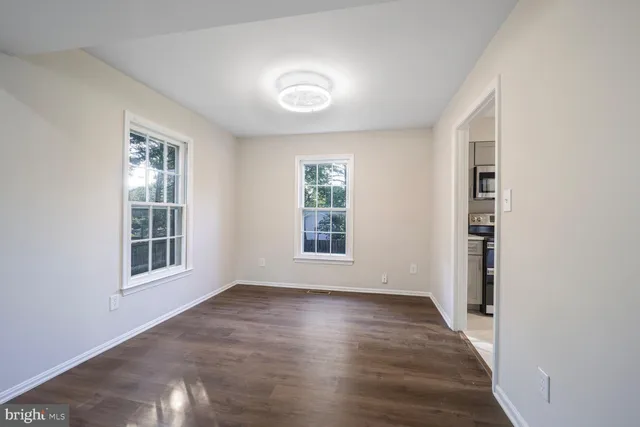 a view of entryway with a front door