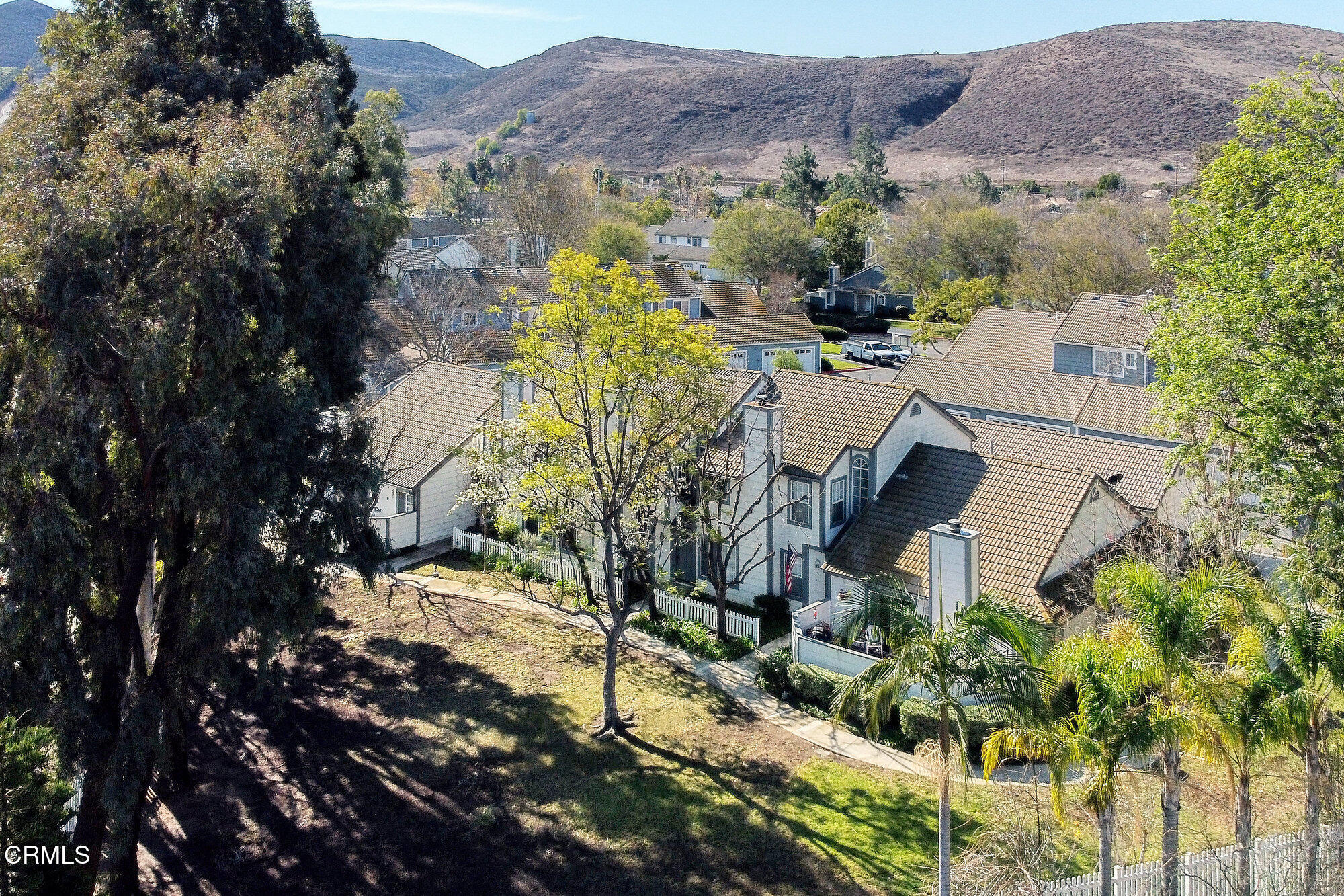 355 Jeremiah Drive, Unit D Simi Valley, CA 93065 - Photo 52 of 57 an aerial view of residential house with outdoor space