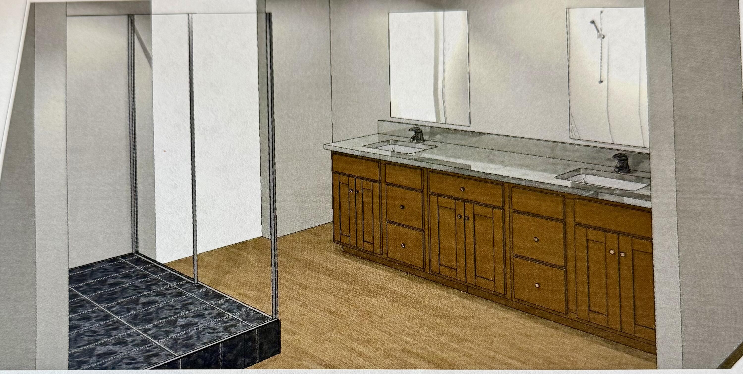 16 Oxbow Ranch Road Sheridan, WY 82801 - Photo 32 of 58 Primary Bath Rendering